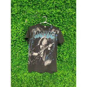 Vintage AC/DC Band T-shirt *ripped* - Adult Mens Small - Q52